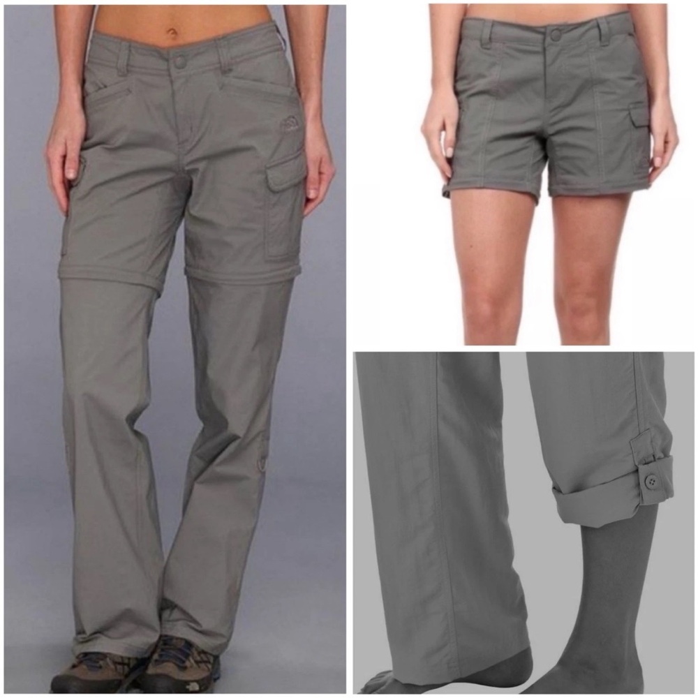 The North Face Women Paramount Convertible Pants Size 2 Gray